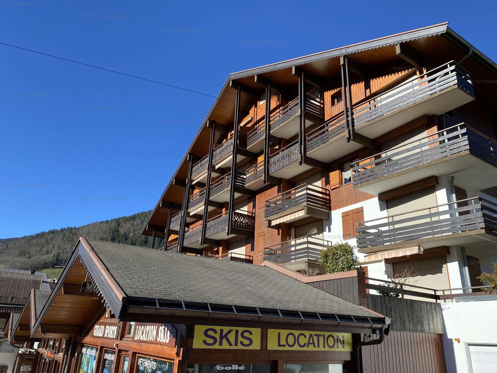 Appartement 2 Pieces + Coin Montagne, Balcon Sud, Au Centre Du Village - Fr-1-458-139 Le Grand-Bornand Exteriör bild